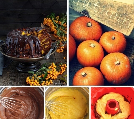 Изысканный шоколадно-тыквенный кекс: пошаговый рецепт