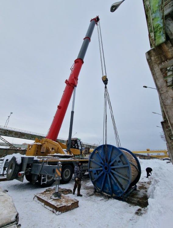 Стальной канат для канатной дороги через Оку доставили в Нижний Новгород Стальной канат для канатной дороги через Оку доставили в Нижний Новгород