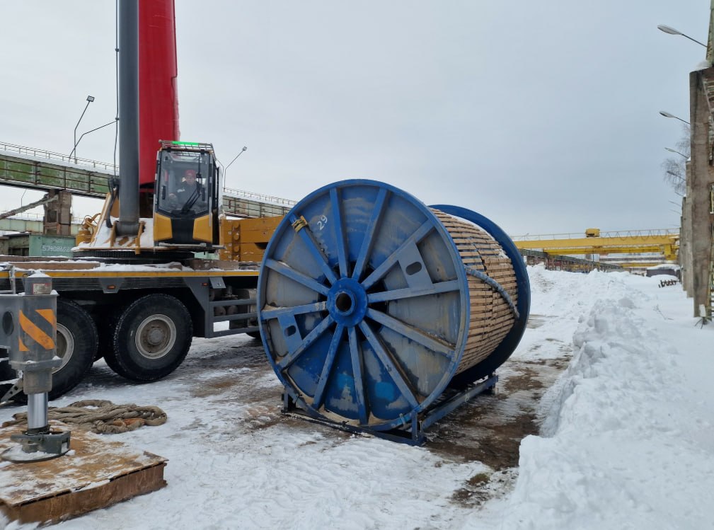 Стальной канат для канатной дороги через Оку доставили в Нижний Новгород