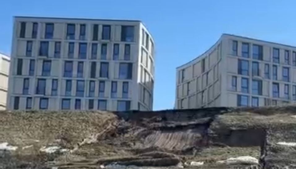 На Одесской улице в Нижнем Новгороде произошёл оползень