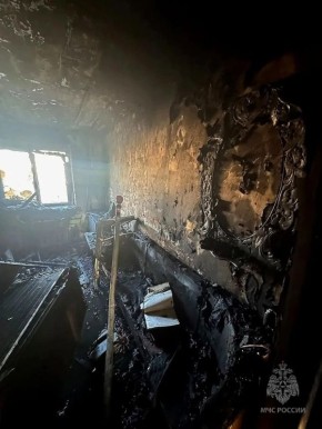 Два человека погибли на пожаре в Ленинском районе