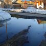 В Семёнове мокро. Воды на дорогах с каждым днём становится всё больше