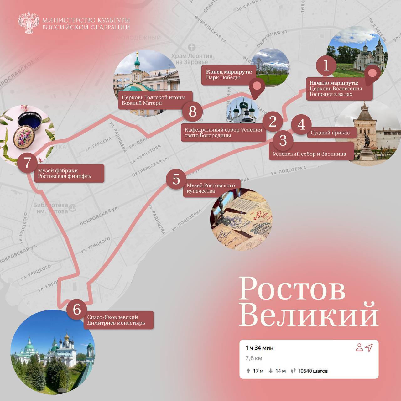 Маршрут построен: дневная норма шагов по культурным тропам Маршрут построен: дневная норма шагов по культурным тропам