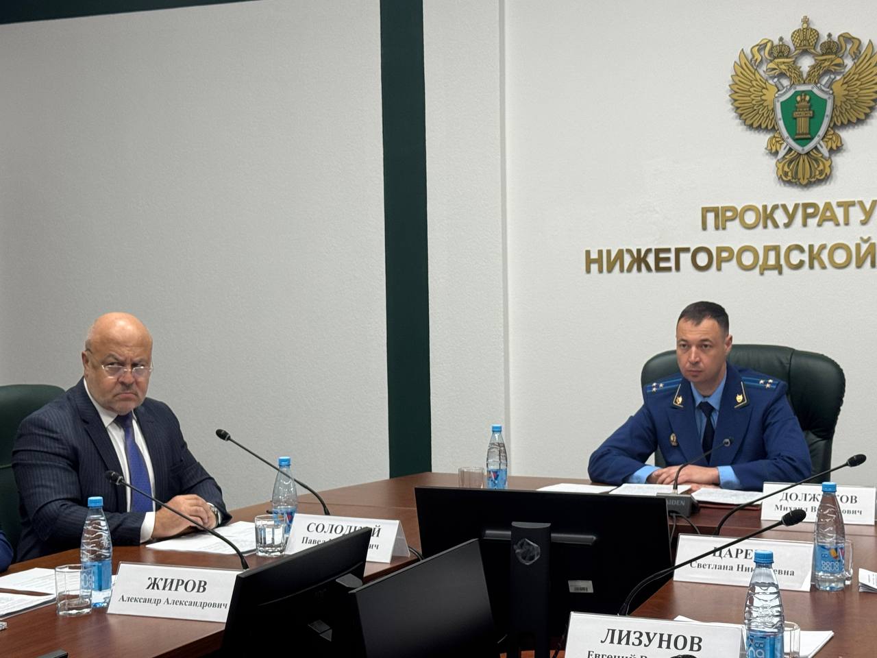 Сегодня исполняющий обязанности прокурора Нижегородской области Михаил Должиков посредством видео-конференц-связи провел прием предпринимателей Сегодня исполняющий обязанности прокурора Нижегородской области Михаил Должиков посредством видео-конференц-связи провел прием предпринимателей