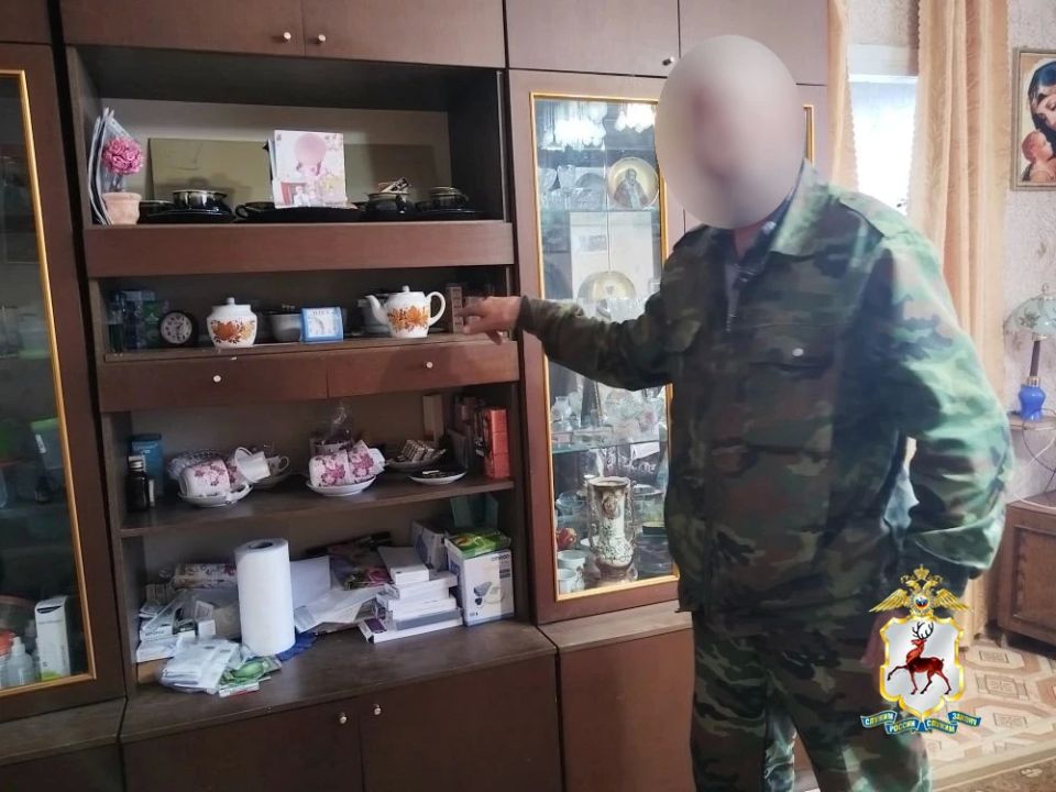В Лукояновском округе участковый раскрыл по горячим следам кражу денег у 77-летней жительницы села Большая Аря