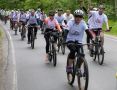 Цифра дня - 350 Более 350 велосипедистов проехали по маршруту XX открытого...