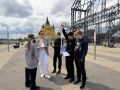 Юные нижегородцы измерили высоту реплики Шуховской башни и познакомились с метрологией в День защиты детей