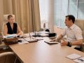 Рабочая встреча с директором филиала Российского общества «Знание» в Нижегородской области