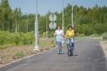 В поселке Новое Доскино новый тротуар и велодорожка готовы уже на 80%