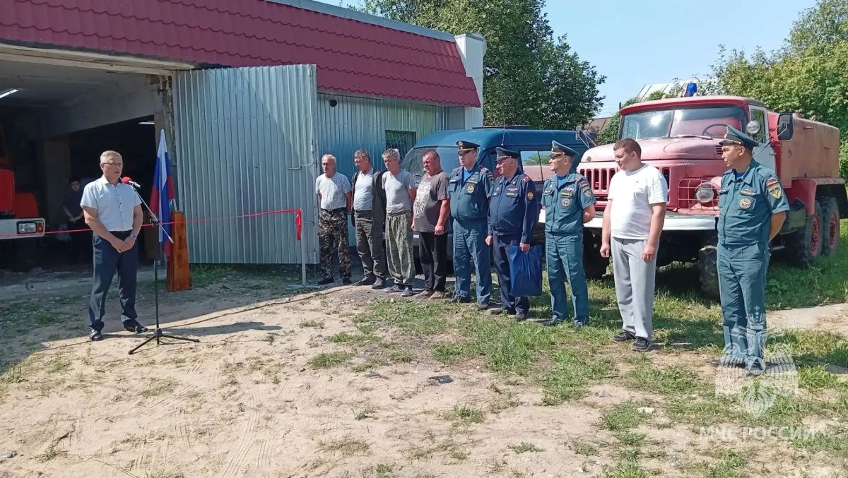 Открылась новая пожарная часть Открылась новая пожарная часть
