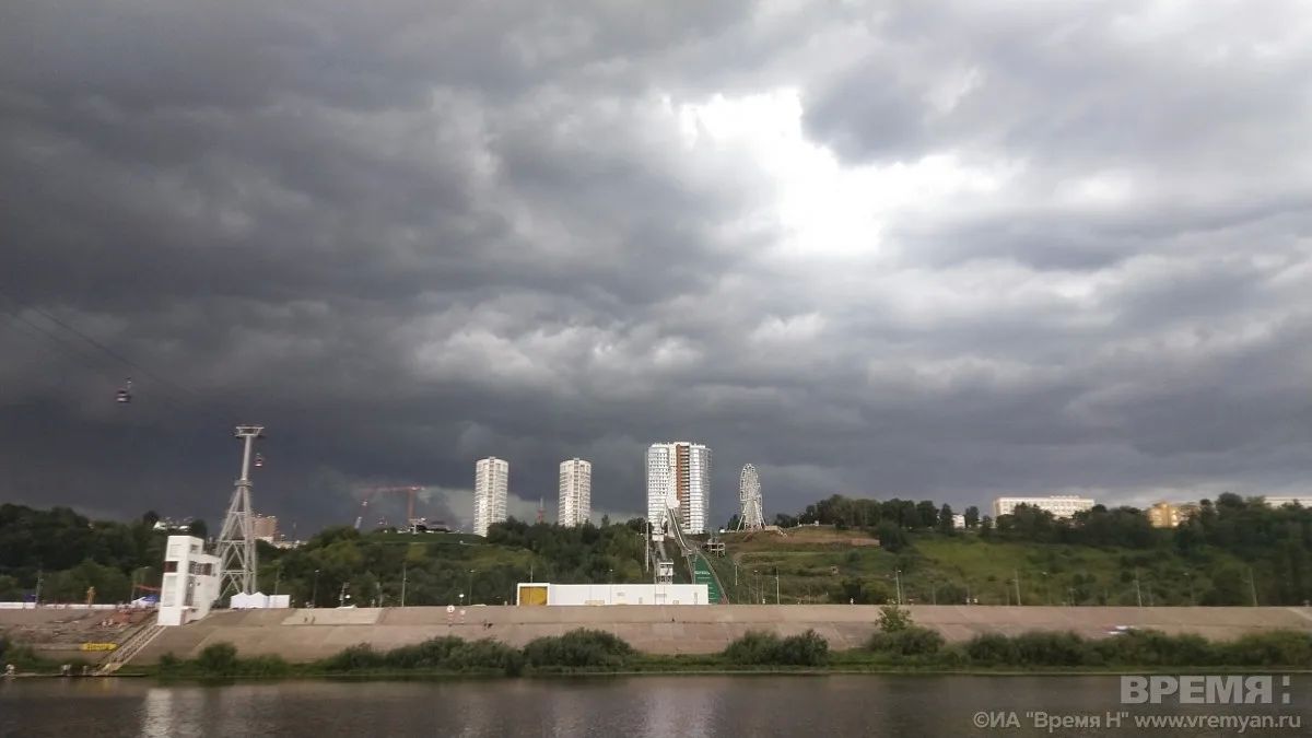 МЧС предупредило о сильных дождях и ливнях в Нижегородской области 24 июля