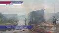 Крупный пожар произошёл в конюшне в Автозаводском районе