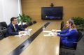 Глеб Никитин: Провел встречу с председателем федерального Фонда защиты детей Марией Львовой-Беловой, которая сегодня работала в Нижнем и Городце