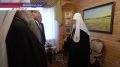 В Дивееве прошла встреча Святейшего Патриарха Кирилла с Глебом Никитиным, полпредом в ПФО Игорем Комаровым и митрополитом Георгием
