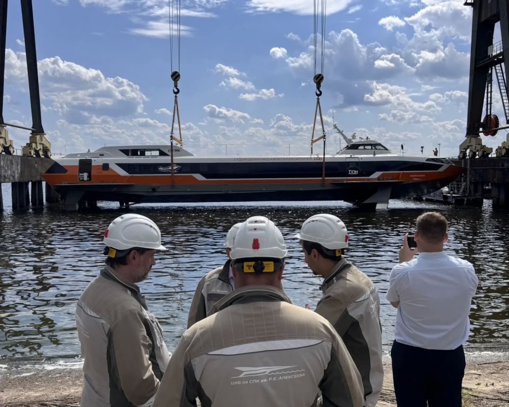 Восьмое судно «Метеор-120Р» спустили на воду в Чкаловском округе