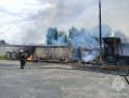 В Дзержинске спасатели борются с огнем на проспекте Ленина