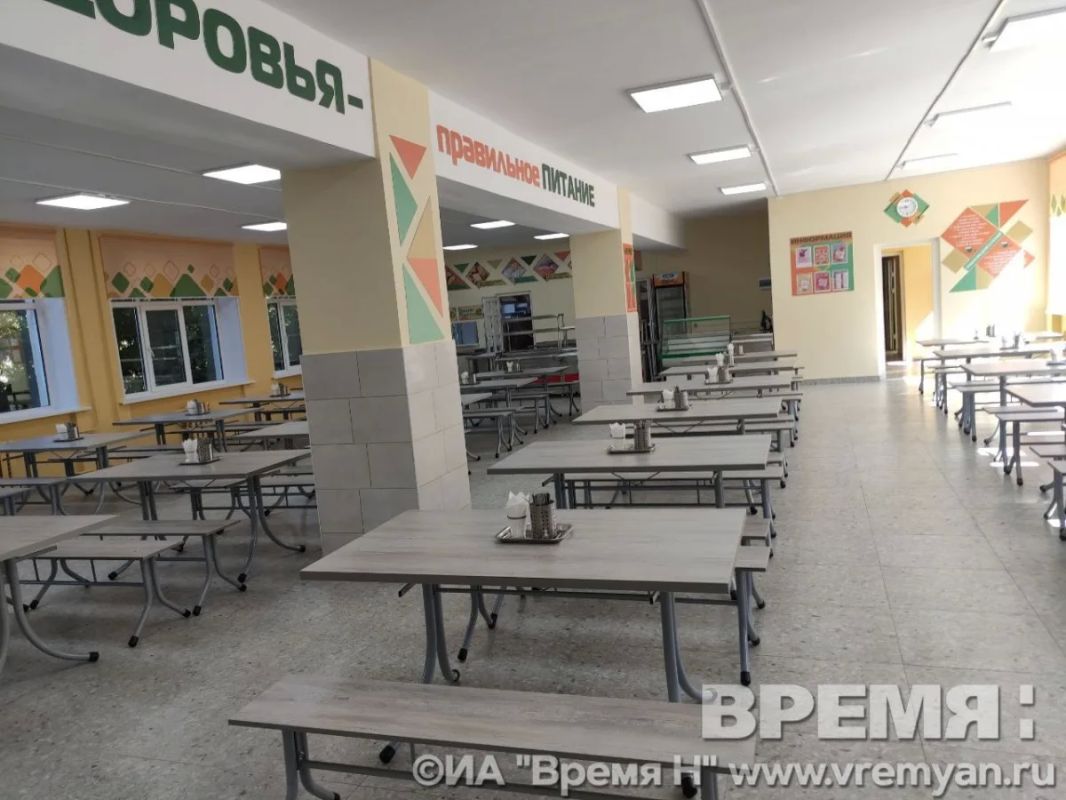 Названа стоимость питания на новый учебный год в нижегородских школах