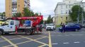 Площадь Лядова в центре Нижнего Новгорода полностью перекрыта для автомобильного движения