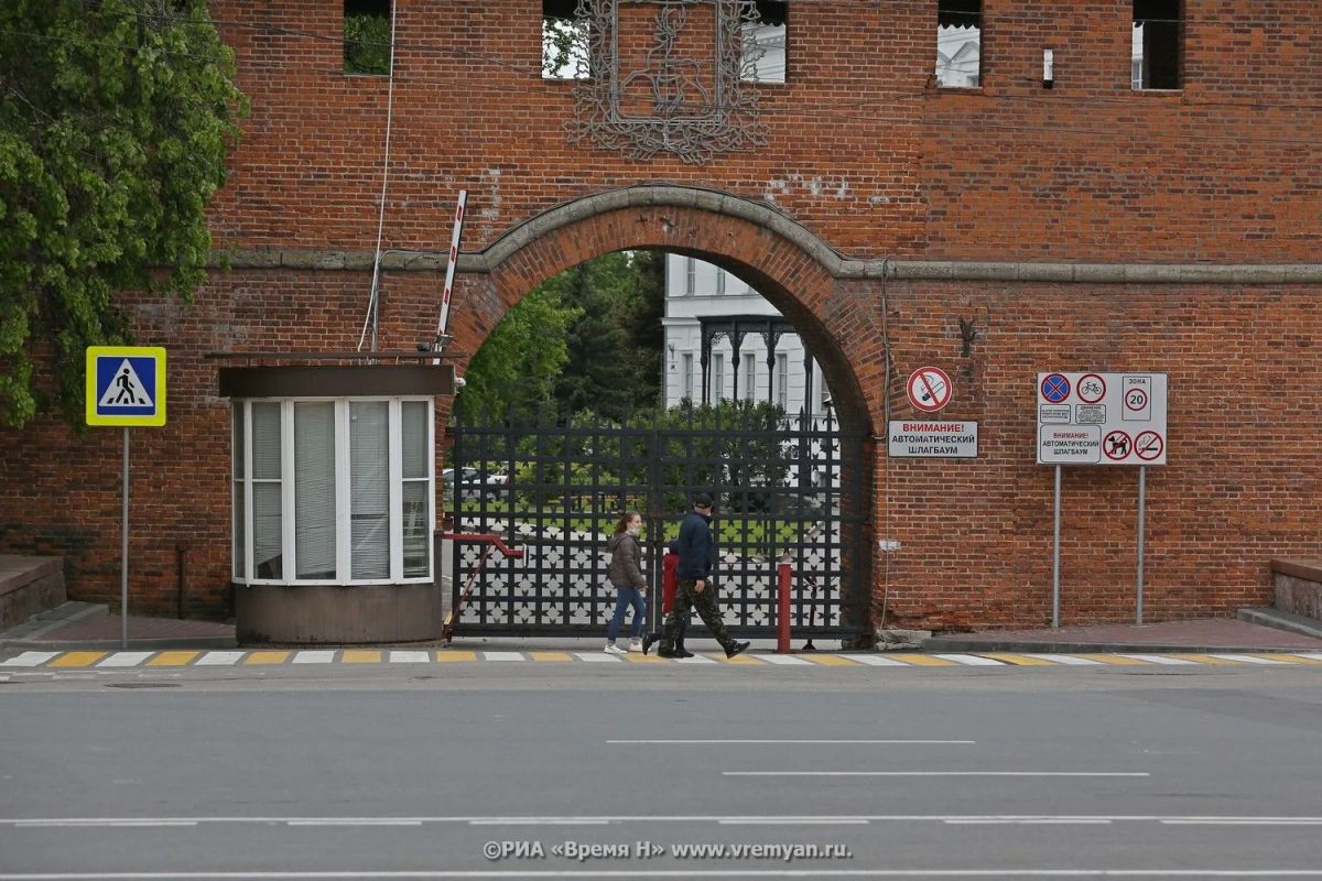 Особый режим доступа на территорию Нижегородского кремля установят 15 августа