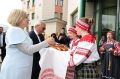 Ни дождь, ни ветер не стали помехой для участников Съезда малых городов Нижегородской и Гродненской областей, который сегодня открылся в Дивееве