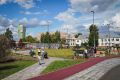Новое общественное пространство открыли на улице Космонавта Комарова