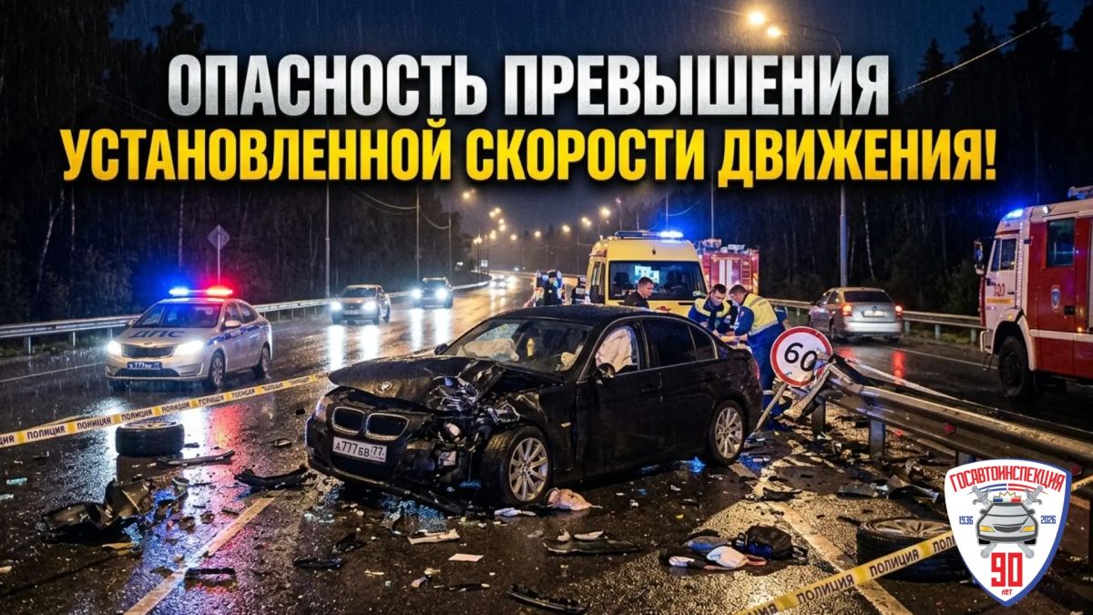 СКОРОСТЬ - НЕ ПОВОД ДЛЯ РИСКА: ЧЕМ ОПАСНО ПРЕВЫШЕНИЕ?