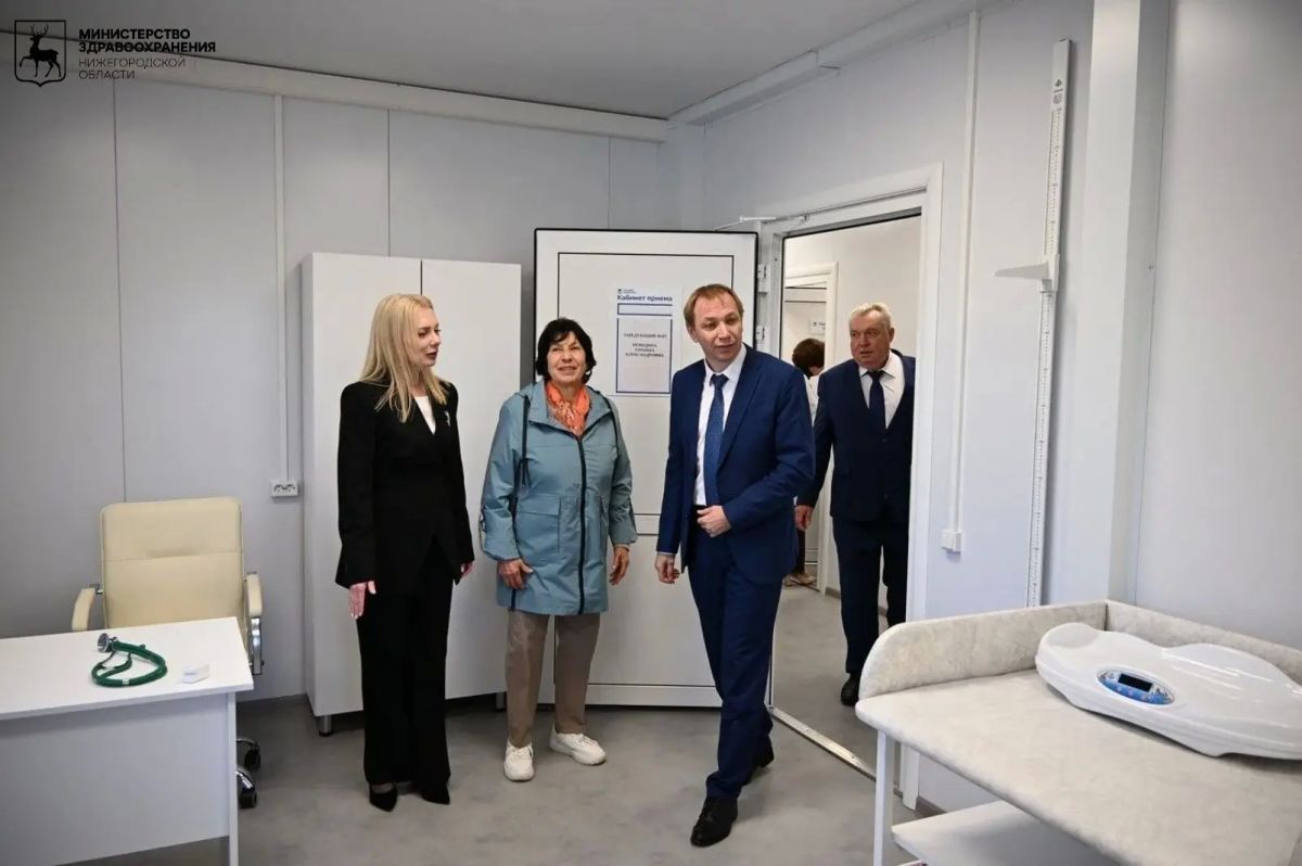 В селе Карабатово Большемурашкинского округа построили современный фельдшерско-акушерский пункт 17 сентября