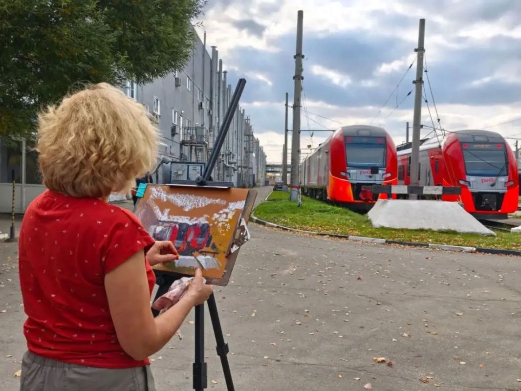 Горьковская магистраль организовала пленэр для нижегородских художников