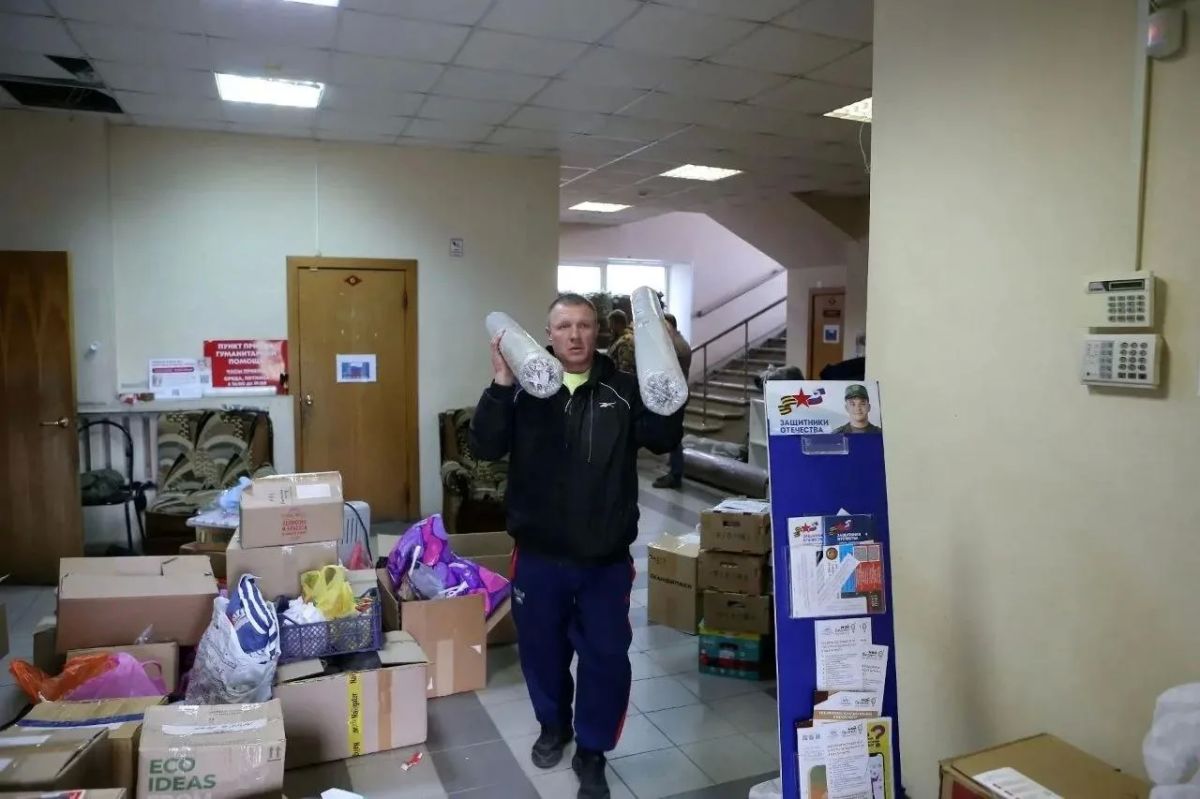 Дзержинск отправил на передовую очередную партию гумпомощи