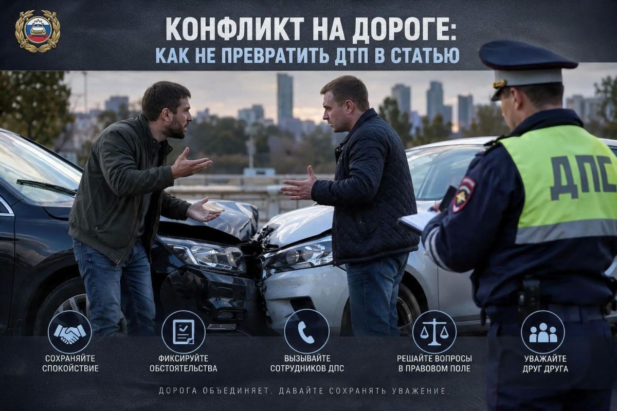 Конфликт на дороге: как не превратить ДТП в уголовную статью