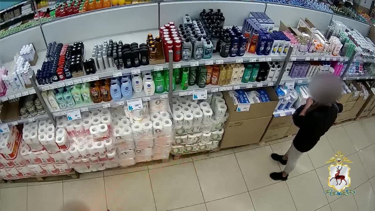 Рецидивистка задержана полицейскими за серию краж товаров из магазинов Нижнего Новгорода