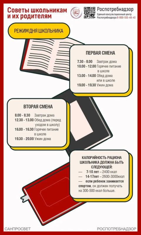 Дорогие друзья! Время рубрики #режим_дня_школьника