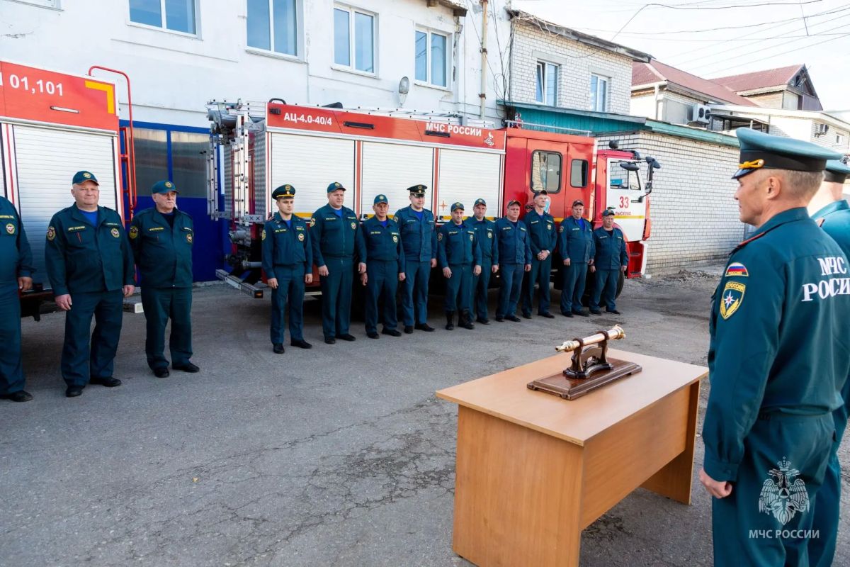 Нижегородская область приняла эстафету: исторический пожарный ствол встретили в Пильне Нижегородская область приняла эстафету: исторический пожарный ствол встретили в Пильне