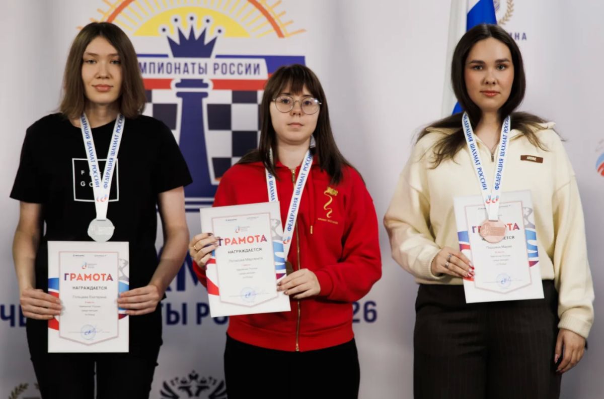 Воспитанница нижегородской спортшколы №9 Екатерина Гольцева завоевала серебро чемпионата России по блицу!
